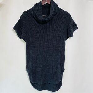 Ugg Womens Gray Short Sleeve Cowl Neck Pullover Sweater Size Small
